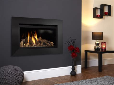 Flavel Rocco High Efficiency Hole In The Wall Gas Fire Black
