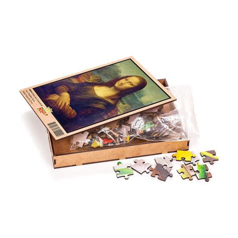 King Of Puzzle Mona Lisa Leonardo Da Vinci Ahşap Puzzle Fiyatı