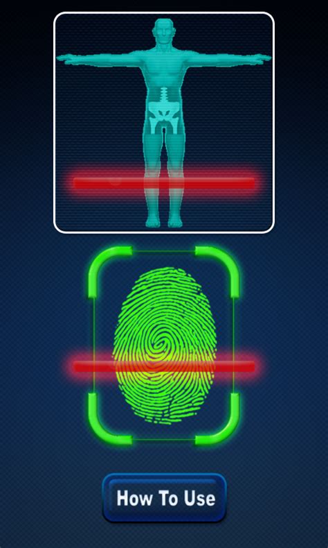 finger print sex power scanner prank on behance
