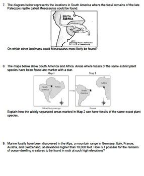 What was the name of the large supercontinent formed when all of the continents were joined together? Worksheet - Continental Drift (Constructed Response ...