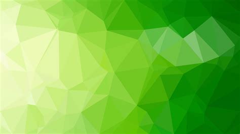 Free Green Polygonal Triangle Background