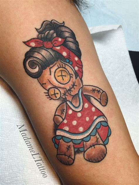 Rockabilly Voodoo Doll 🔮 Voodoo Doll Tattoo Doll Tattoo Tattoos