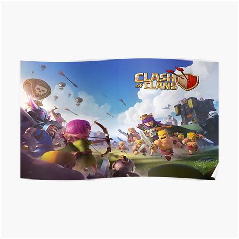 Clash Of Clans Posters Redbubble