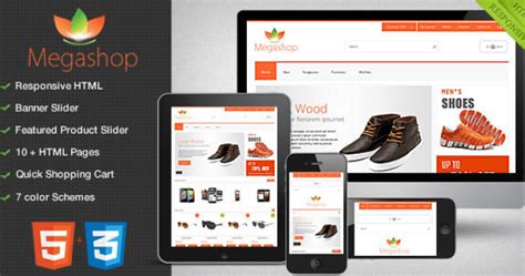 Highly Responsive Feature Rich HTML ECommerce Templates