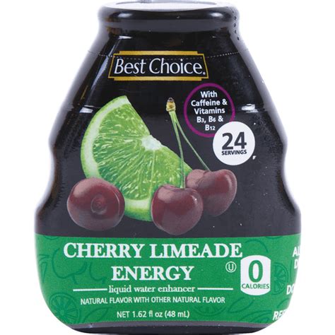 Best Choice Cherry Limeade Energy Water Enhancer Tonys
