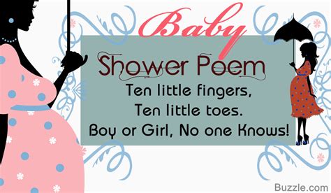 It was just typed on a piece of paper and then cut out with scalloped scissors in the shape of a bookmark. Cute Baby Shower Poems for Girls and Boys That'll Make You ...
