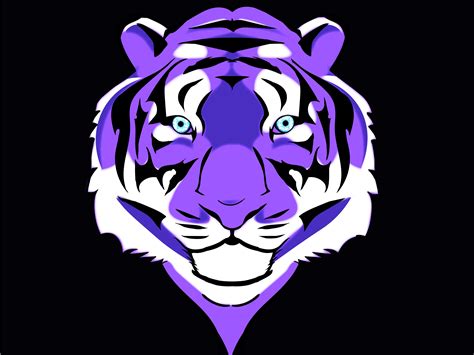 Purple Tiger Tiger Art Kings Ridge Purple