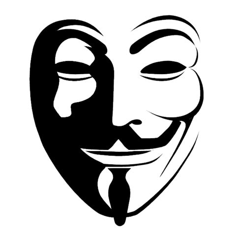 Anonymous Guy Fawkes Mask Clip Art Anonymous Mask Png Download 600