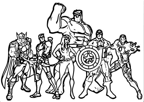 The second avengers film, avengers: Printable Coloring Pages Avengers | Printable Template 2021