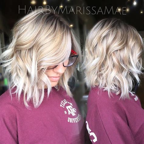 20 Gorgeous Inverted Choppy Bobs ヘアースタイル、髪型、ヘア