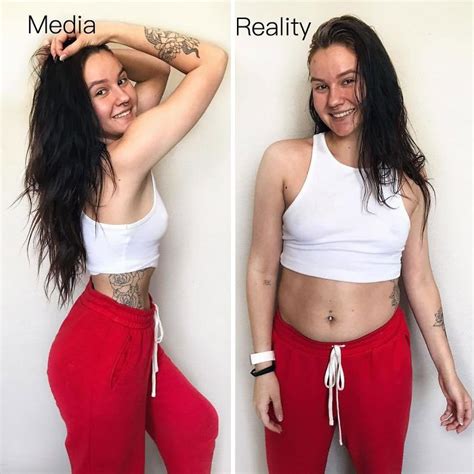 Pics By Health Blogger Sara Puhto Comparing Instagram To Reality
