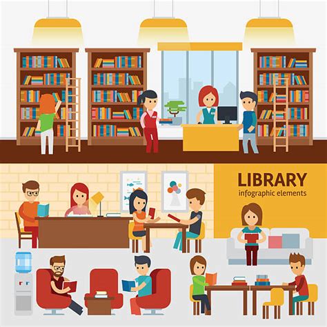 Royalty Free Library Interior Clip Art Vector Images And Illustrations