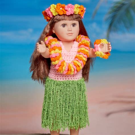 {optional} polka dot ribbon and/or other embellishments. Paid and Free Crochet Patterns for 18-inch Dolls Like the American Girl Doll