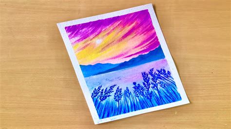 Watercolor Sunset Drawing Watercolor Painting Sunset Watercolor