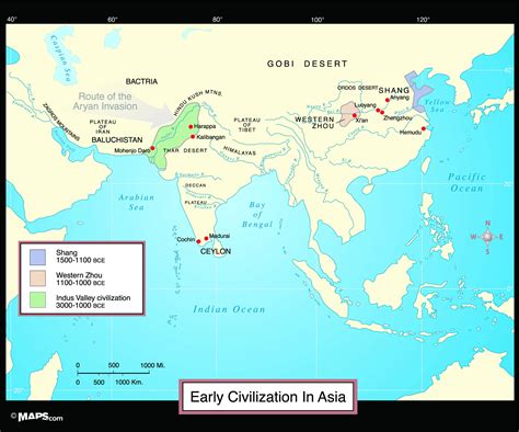 Ancient Asian Civilizations 3000 Bce 1000 Bce