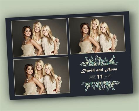 Photo Booth Template For Wedding Photobooth And Bridal Shower Etsy Uk Bridal Shower Photos