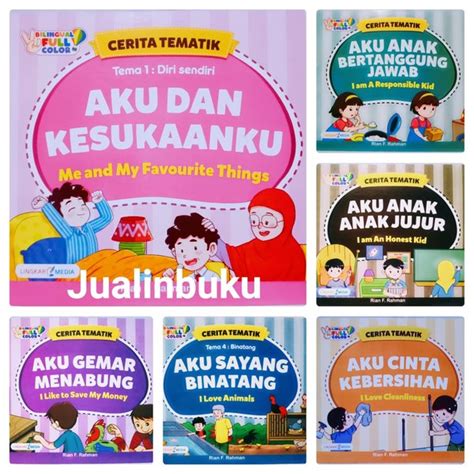 Jual Buku Cerita Anak Tematik Full Collor Billingual Di Lapak Jualin