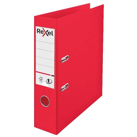 Rexel Choices 75mm Lever Arch File Polypropylene A4 Red 2115504