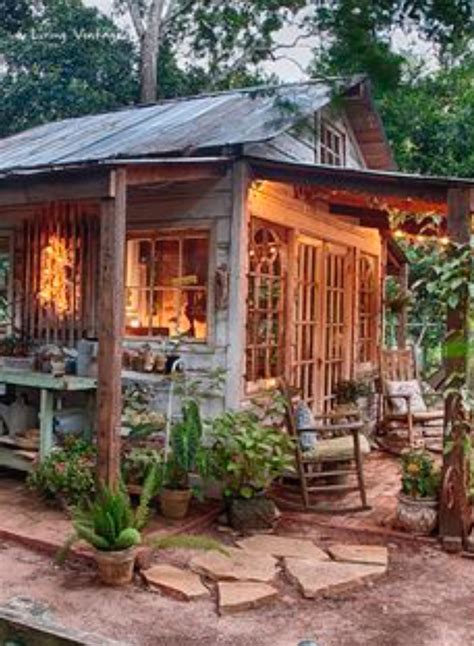 Pin By Shash On Dream Cabins Backyard Sheds Rustic Shed Rustic Gardens