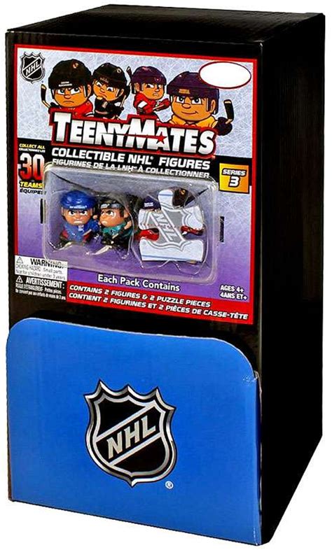 Nhl Teenymates Hockey Series 3 Mystery Box 32 Packs Party Animal Toys