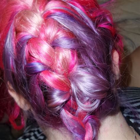 Manic Panic Mystic Heather Candyfloss Hot Pink And Lie Locks In A
