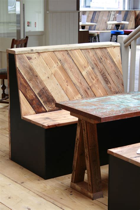Maybe you would like to learn more about one of these? reclaimed wood booth seating - Google Search | Booth ...