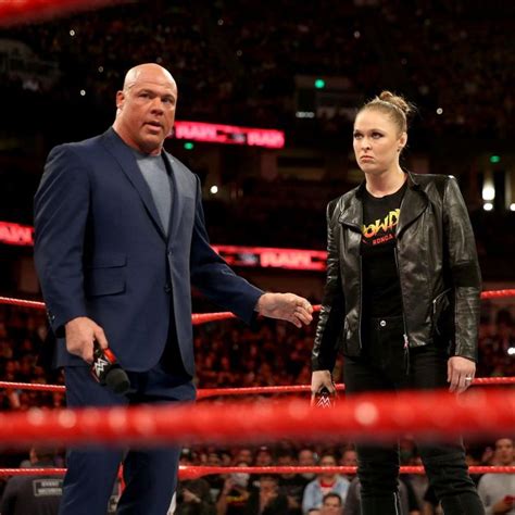 Photos Rowdy Ronda Rousey Threatens Stephanie Mcmahon During Raw Hot