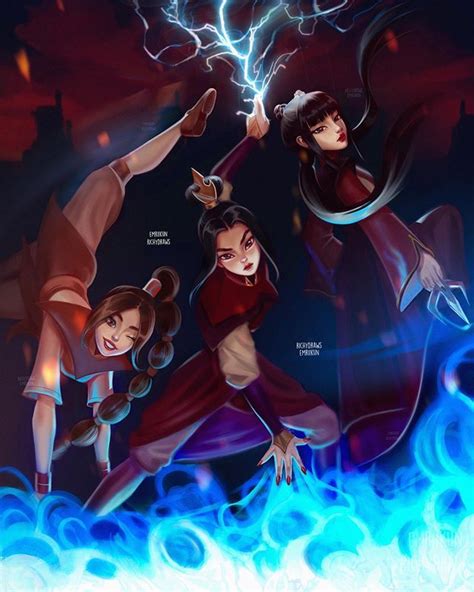 Ty Lee Azula And Mai Art By Richy 리치 Richydraws On Instagram Avatar Zuko Avatar Legend Of