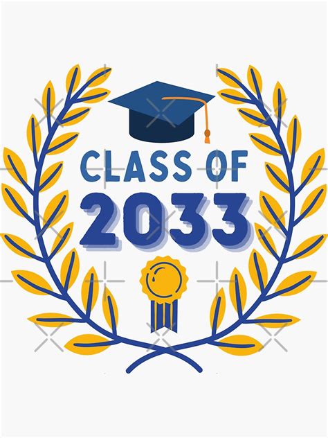 Class Of 2033 Sticker For Sale By Sayingstuff Redbubble