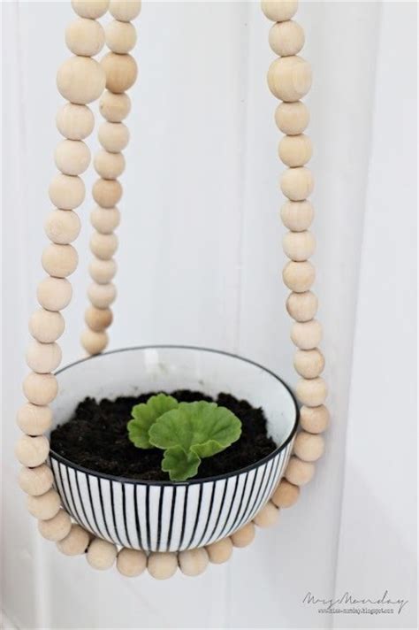 Diy Beaded Plant Hanger · How To Make A Hanging Planter