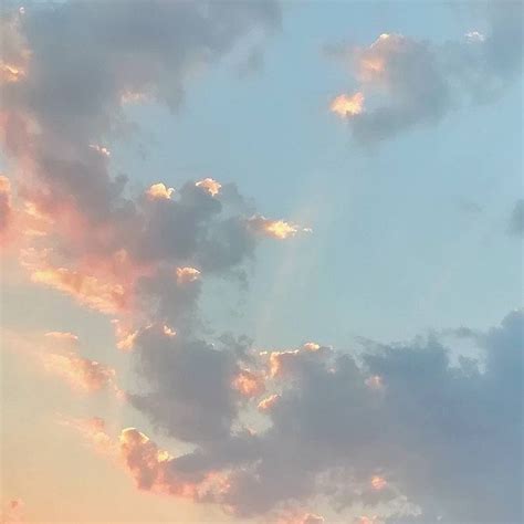 🌟 Rose Gold 🌟 In 2020 Sky Aesthetic Pretty Sky Clouds