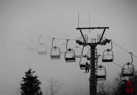 Vanishing Ski Lift Photo