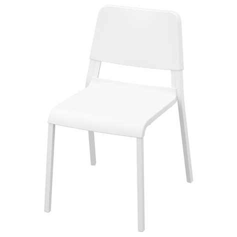 The chair is easy to store when not in use, since you can stack up to 6 chairs on top of each other. TEODORES Chair - white - IKEA