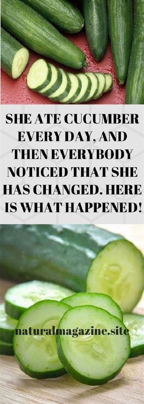 She Ate Cucumber Every Day And Then Everybody Noticed That She Has