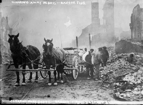 Great Fire Of 1911 Bangor Maineon April 30 1911 A Small Fire In A