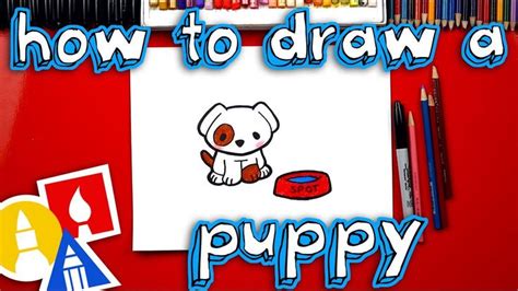 How To Draw The Cutest Puppy Youtube Art For Kids Hub Art Lessons