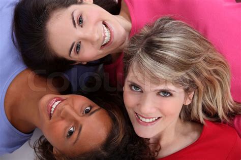 Multiracial Friends Stock Image Colourbox