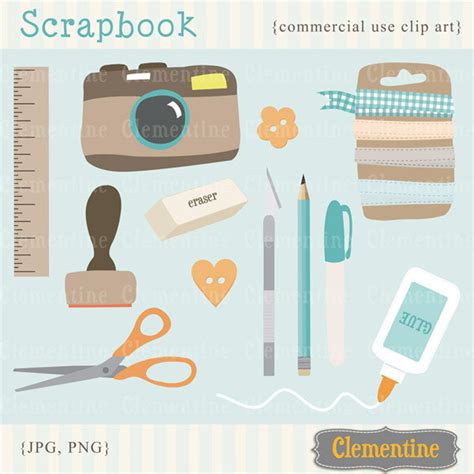 Scrapbook Clip Art Scrapbook Clipart Camera Clip Art Images Etsy