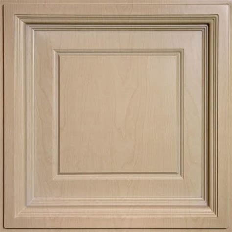 Ceilume Madison Faux Wood Sandal 2 Ft X 2 Ft Lay In Coffered Ceiling