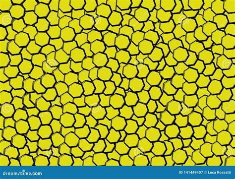 Honeycomb Illustration Background Stock Illustration Illustration Of