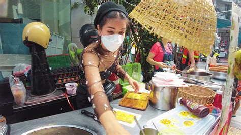 🇹🇭 The Most Famous Banana Pancake Roti On Silom Road In Bangkok 4k Hdr Youtube