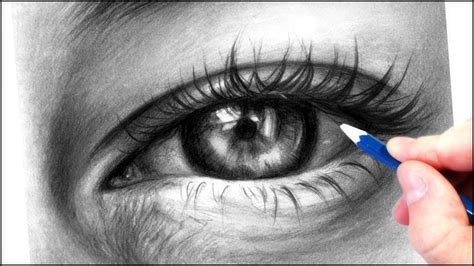 How To Draw A Realistic Eye With Graphite Pencils Realistic Drawing Tutorial Step By Step