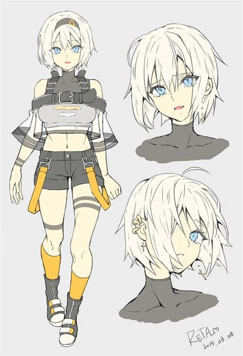Twitter Anime Character Design Female Character Design Concept Art