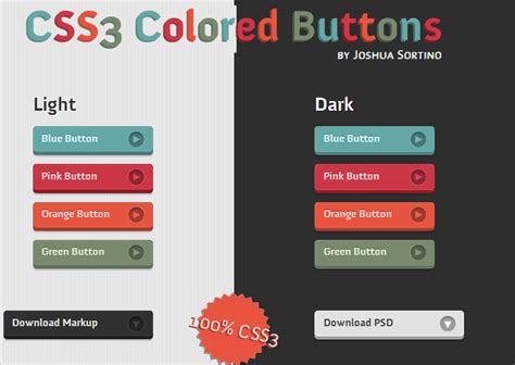50 Interactive Css3 Button Scripts And Generators Improve Your