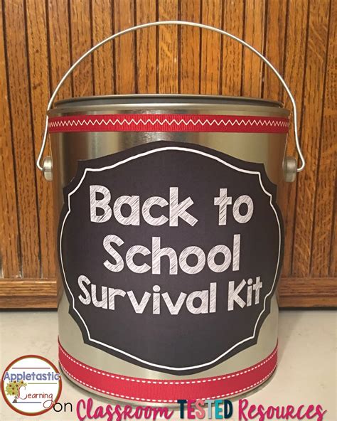 Diy Paint Can Back To School Survival Kit Classroom Tested Resources