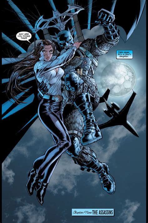 batman and talia by jim lee talia is gorgeous and it is a shame that she is the daughter of