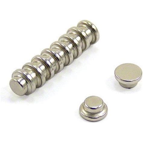 10 Mm Durchmesser X 5 Mm Dick N42 Neodym Top Hat Magnet 13 Kg Zug