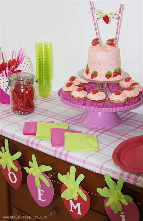 Strawberry Themed Party First Birthday Party