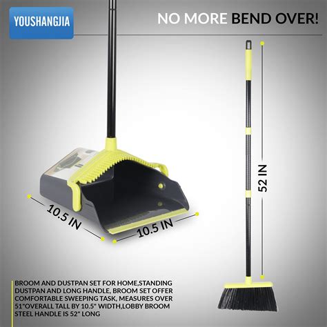 Buy Dustpan Combo Set Broom And Dustpan Set For Home Heavy Duty Kitchen
