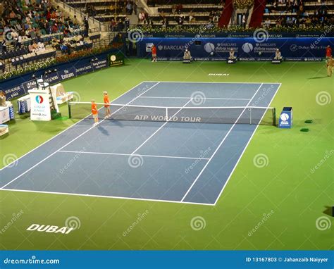 Dubai Tennis Stadium Court Stock Images By Megapixl